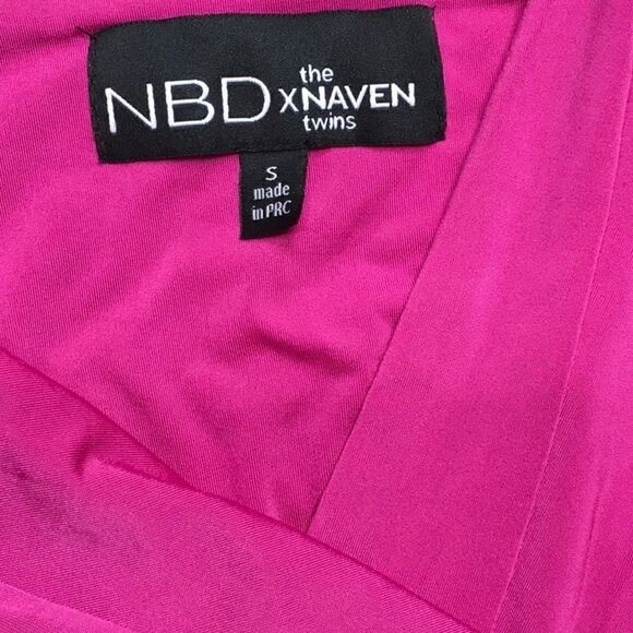 Pink wrap mini dress. New - Picture 13 of 16